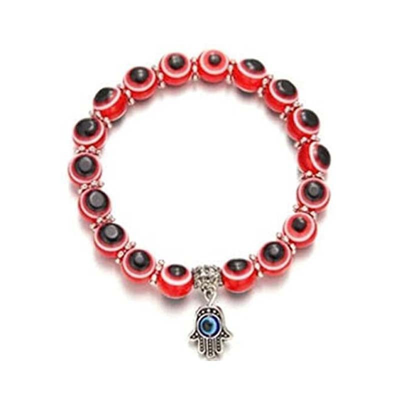 Wholesale Resin Ball Devil's Eye Bead Bracelet